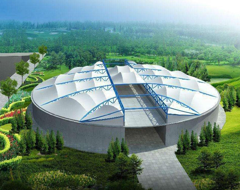 为什么现在的污水池加盖封闭都选择膜结构?